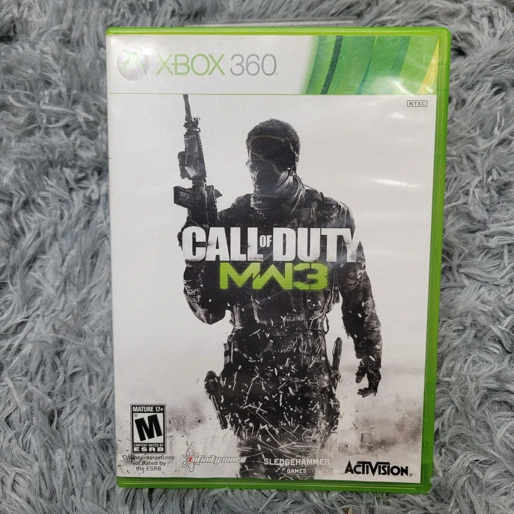 Call of‎ Duty 3 Microsoft Xbox 360 Video Game Modern Warfare 3 *Untested*